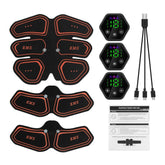 Digital Display Abdominal Muscle Patch EMS Muscle Massage - FitForge