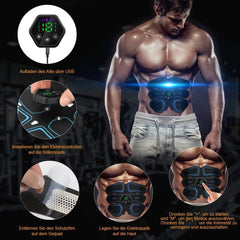 Digital Display Abdominal Muscle Patch EMS Muscle Massage - FitForge