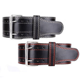 Double Breasted Cowhide Sports Waist Support Weight Lifting Belt - FitForge