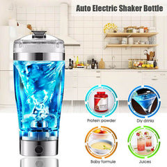 Electric Protein Shake Stirrer USB Shake Bottle Milk Coffee Blender Kettle Sports And Fitness Charging Electric Shaker Cup - FitForge