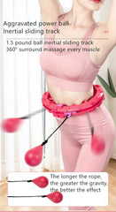 Sports Ring Yoga Home Fitness Smart Ring Ring Does Not Fall Adjustable Waist Abdominal Weight Loss - FitForge