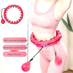 Sports Ring Yoga Home Fitness Smart Ring Ring Does Not Fall Adjustable Waist Abdominal Weight Loss - FitForge