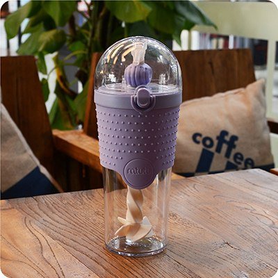 500ML Kids Plastic Water bottles Protein Shaker Blender Bottles with straw BPA Free Portable Sport My Water bottles - FitForge