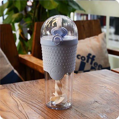 500ML Kids Plastic Water bottles Protein Shaker Blender Bottles with straw BPA Free Portable Sport My Water bottles - FitForge