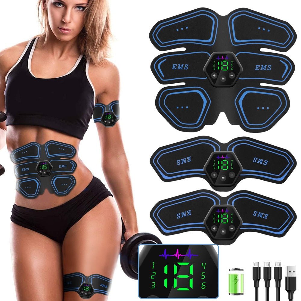 Digital Display Abdominal Muscle Patch EMS Muscle Massage - FitForge