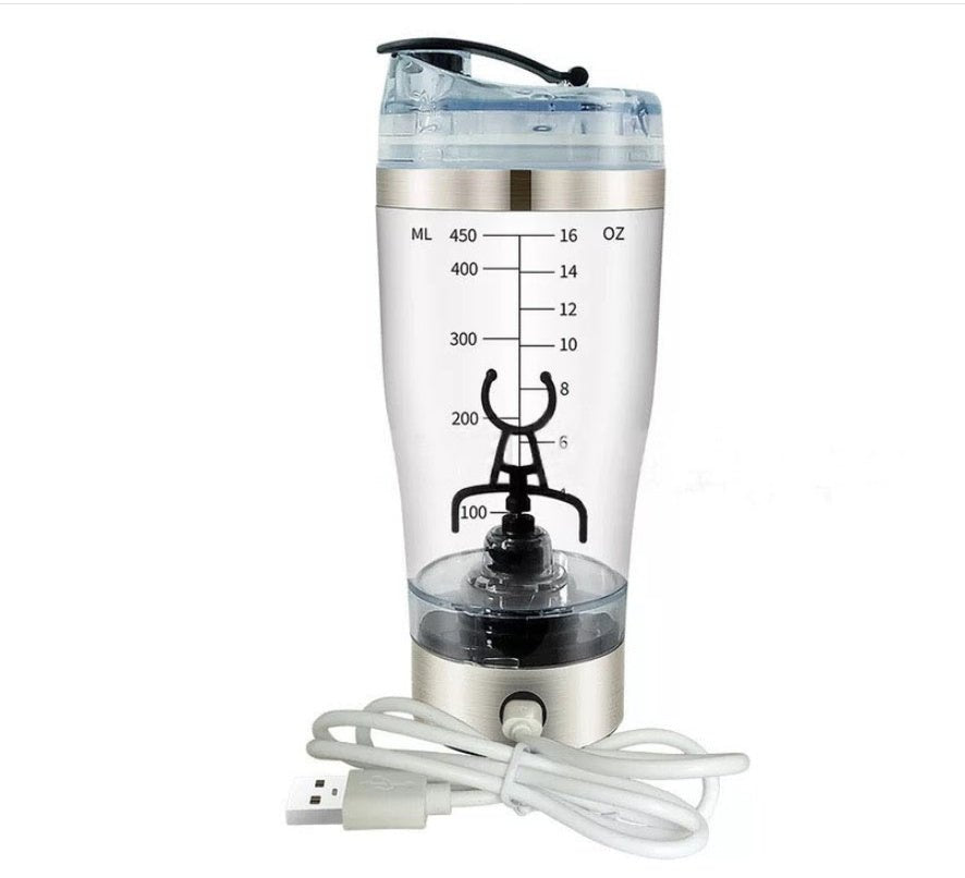 Electric Protein Shake Stirrer USB Shake Bottle Milk Coffee Blender Kettle Sports And Fitness Charging Electric Shaker Cup - FitForge