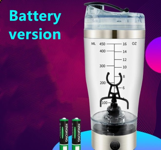 Electric Protein Shake Stirrer USB Shake Bottle Milk Coffee Blender Kettle Sports And Fitness Charging Electric Shaker Cup - FitForge
