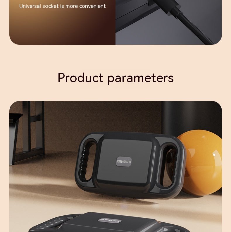 Four Head Massage Gun Massage Gun Whole Body High Frequency Muscle Relaxation Massager - FitForge