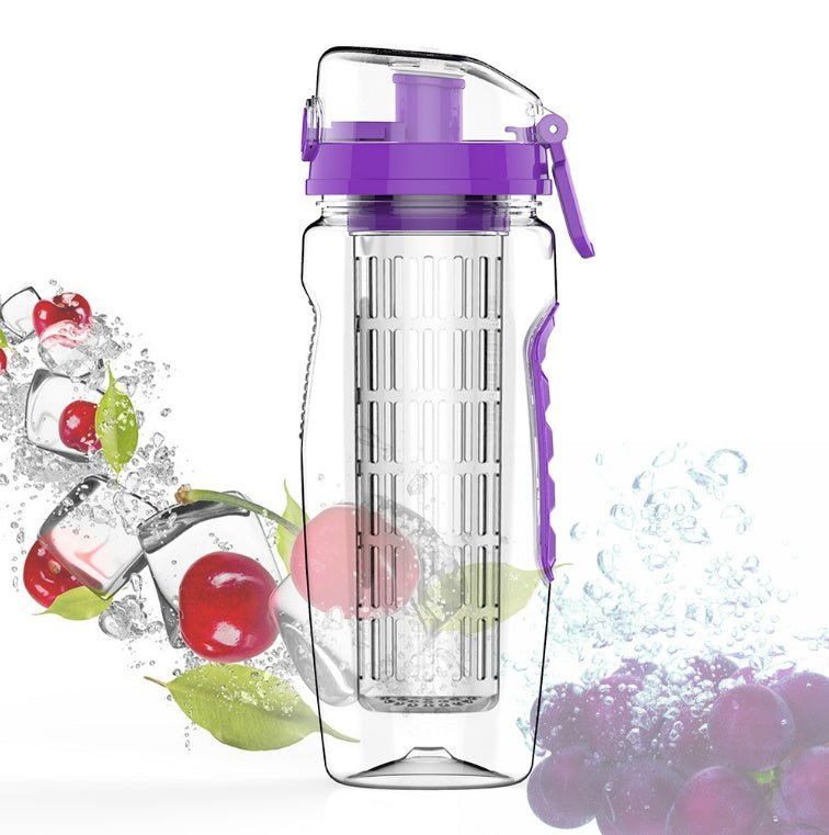 Free Fruit Infuser Juice Shaker Bottle Portable Climbing Camp Bottle - FitForge