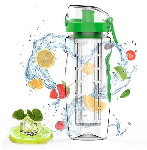 Free Fruit Infuser Juice Shaker Bottle Portable Climbing Camp Bottle - FitForge