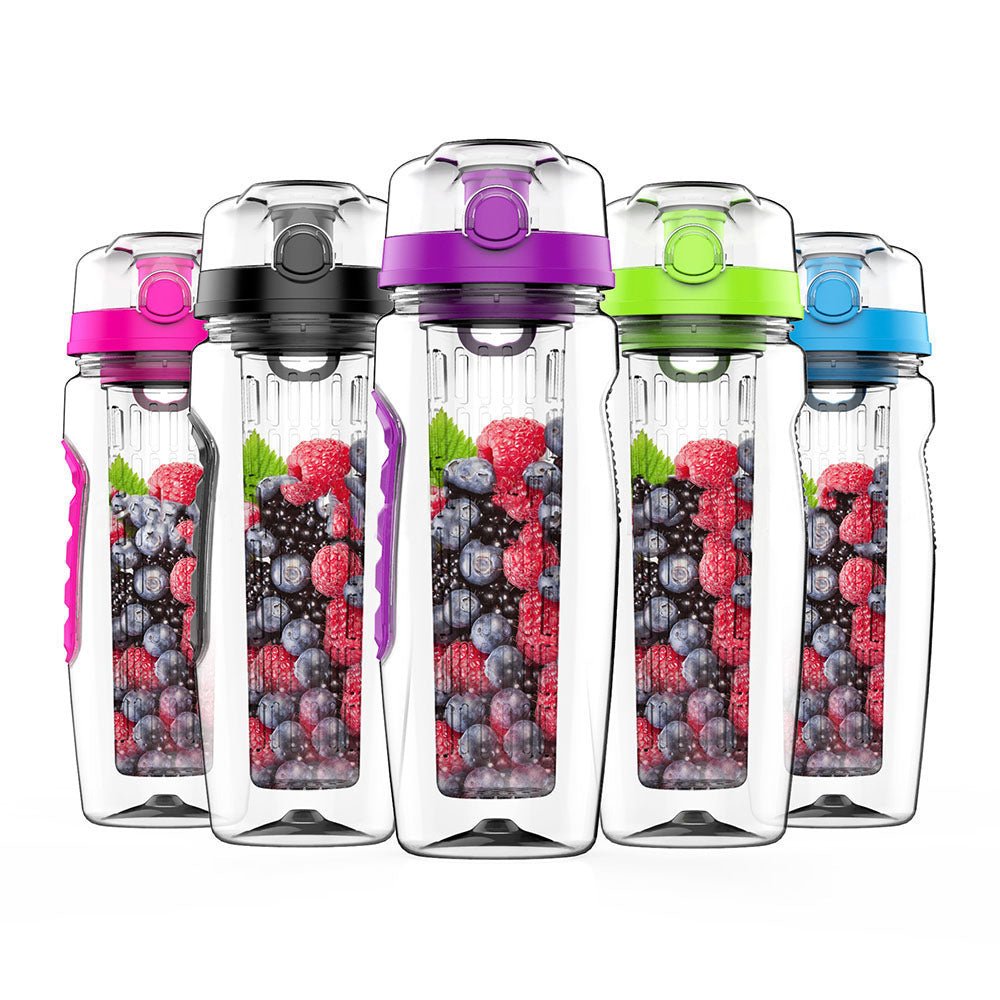 Free Fruit Infuser Juice Shaker Bottle Portable Climbing Camp Bottle - FitForge