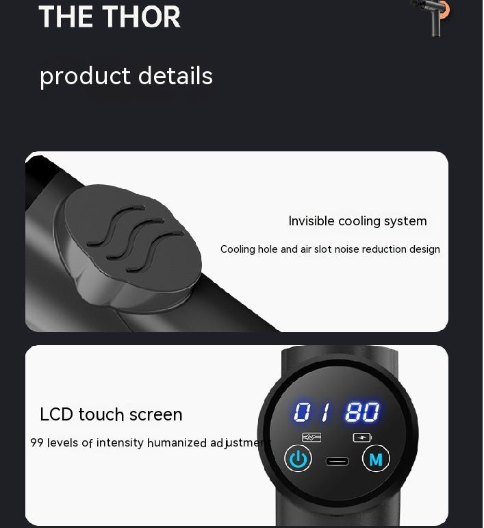 Massage Gun Instrument Muscle Relaxation Massage - FitForge